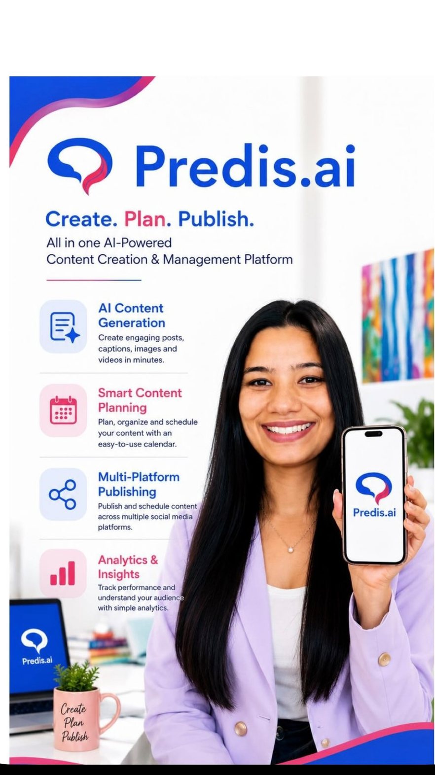 Predis.ai Facebook ad: Content creation just got a little easier!