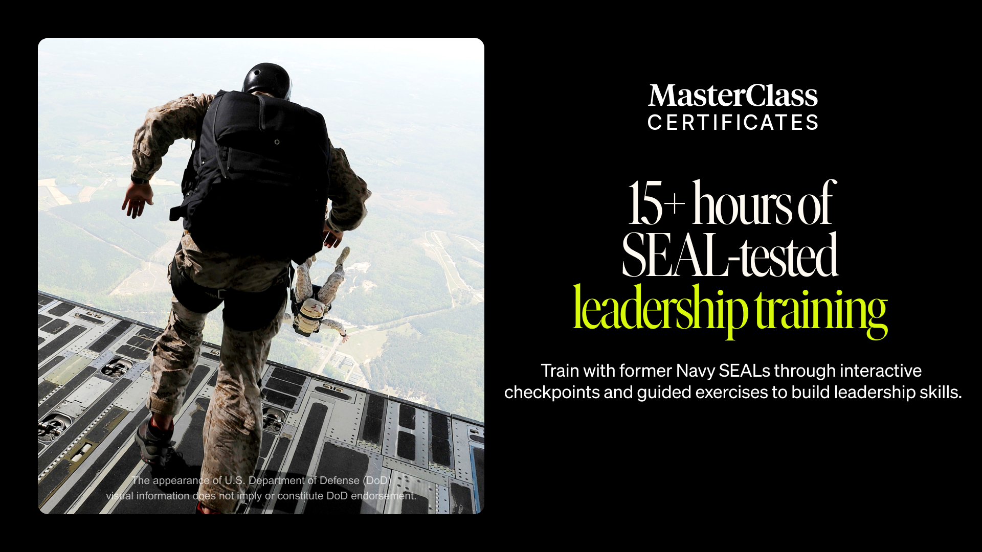 MasterClass Facebook ad