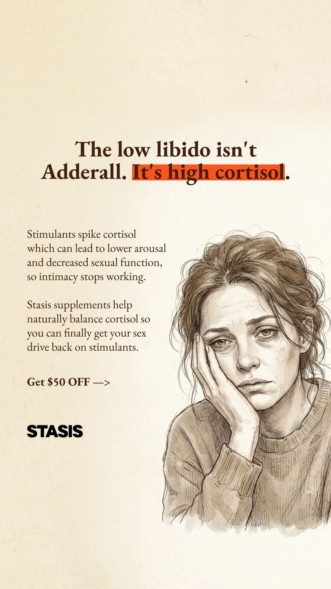 Stasis Facebook ad