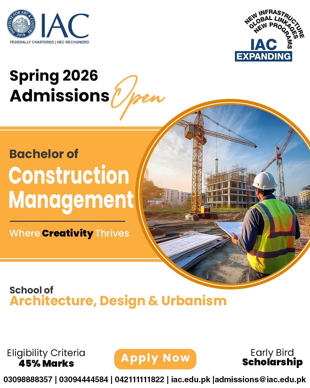 IAC - Institute for Art and Culture Facebook ad from Feb 3, 2026