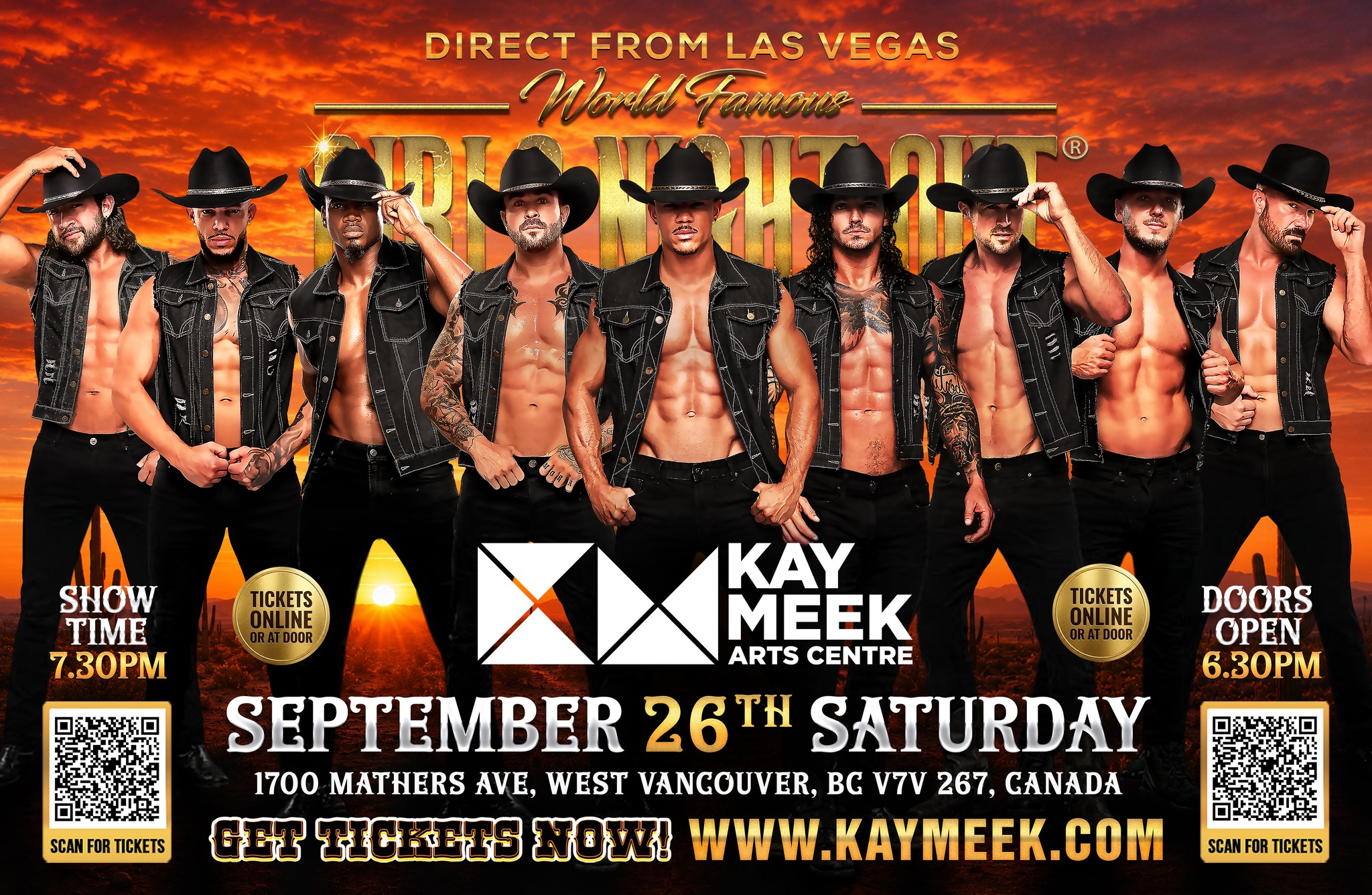 Girls Night Out The Show Facebook ad: Sept 26th: West Vancouver, BC Canada - GIRLS NIGHT OUT LAS…