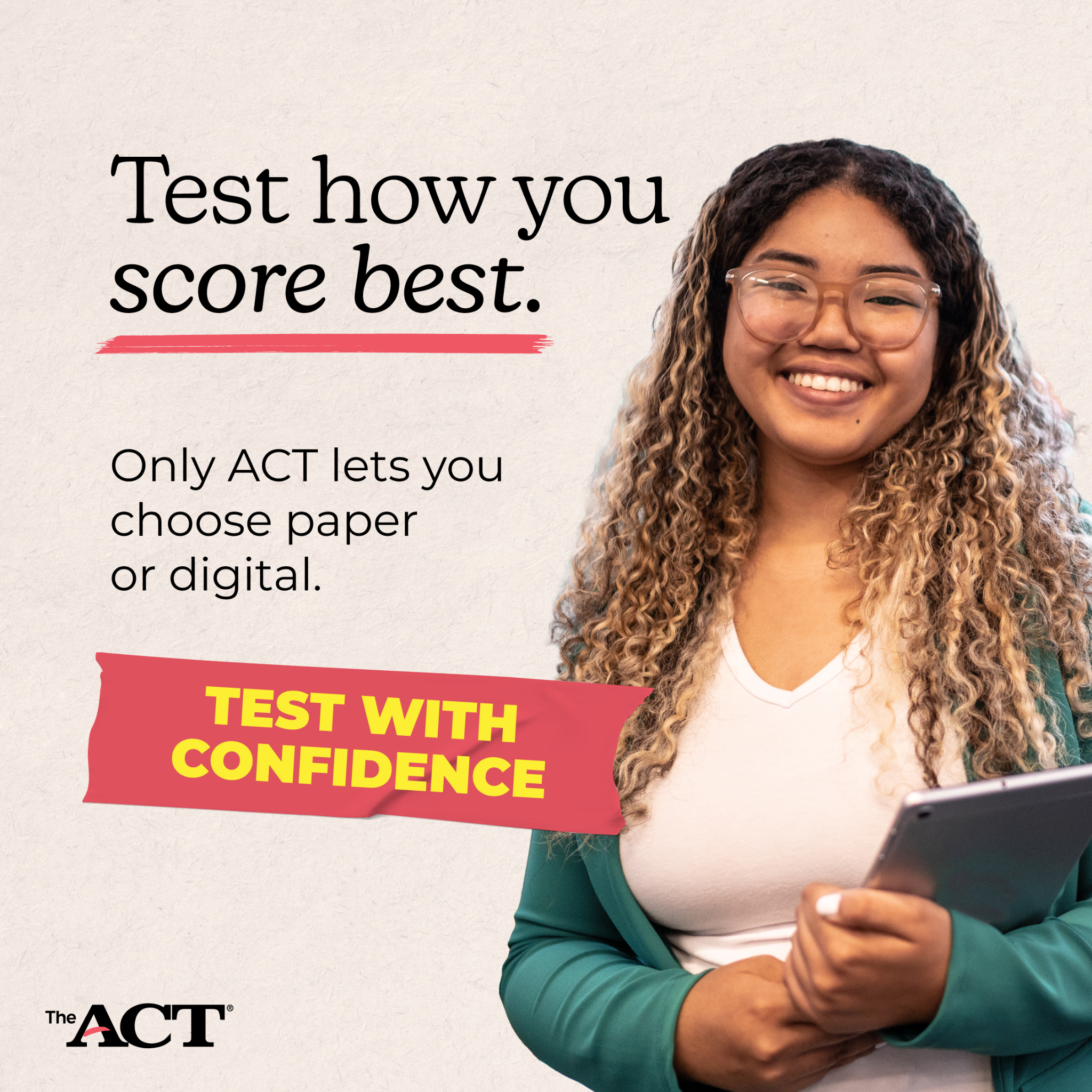 ACT Facebook ad