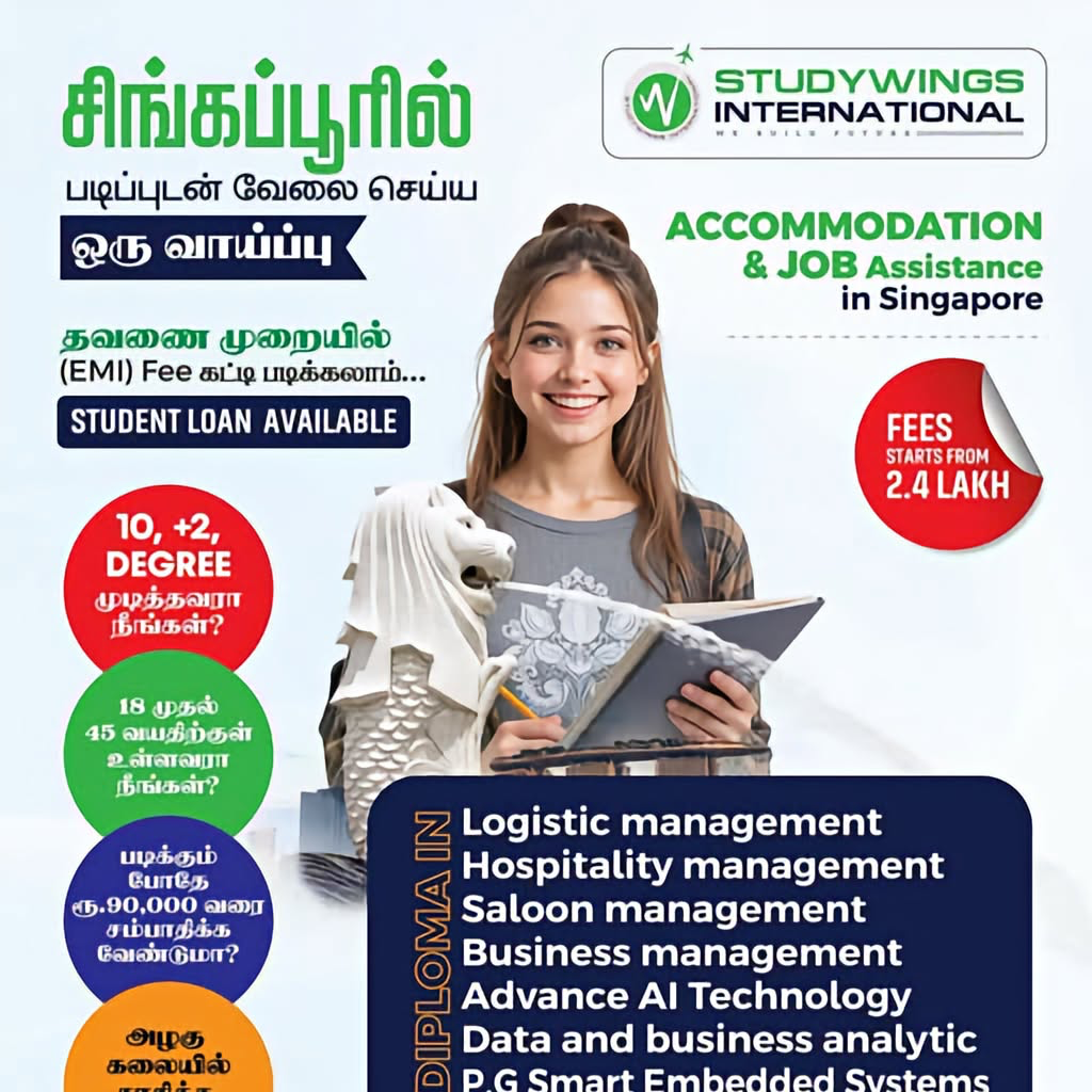 StudyWings Facebook ad from Feb 8, 2026