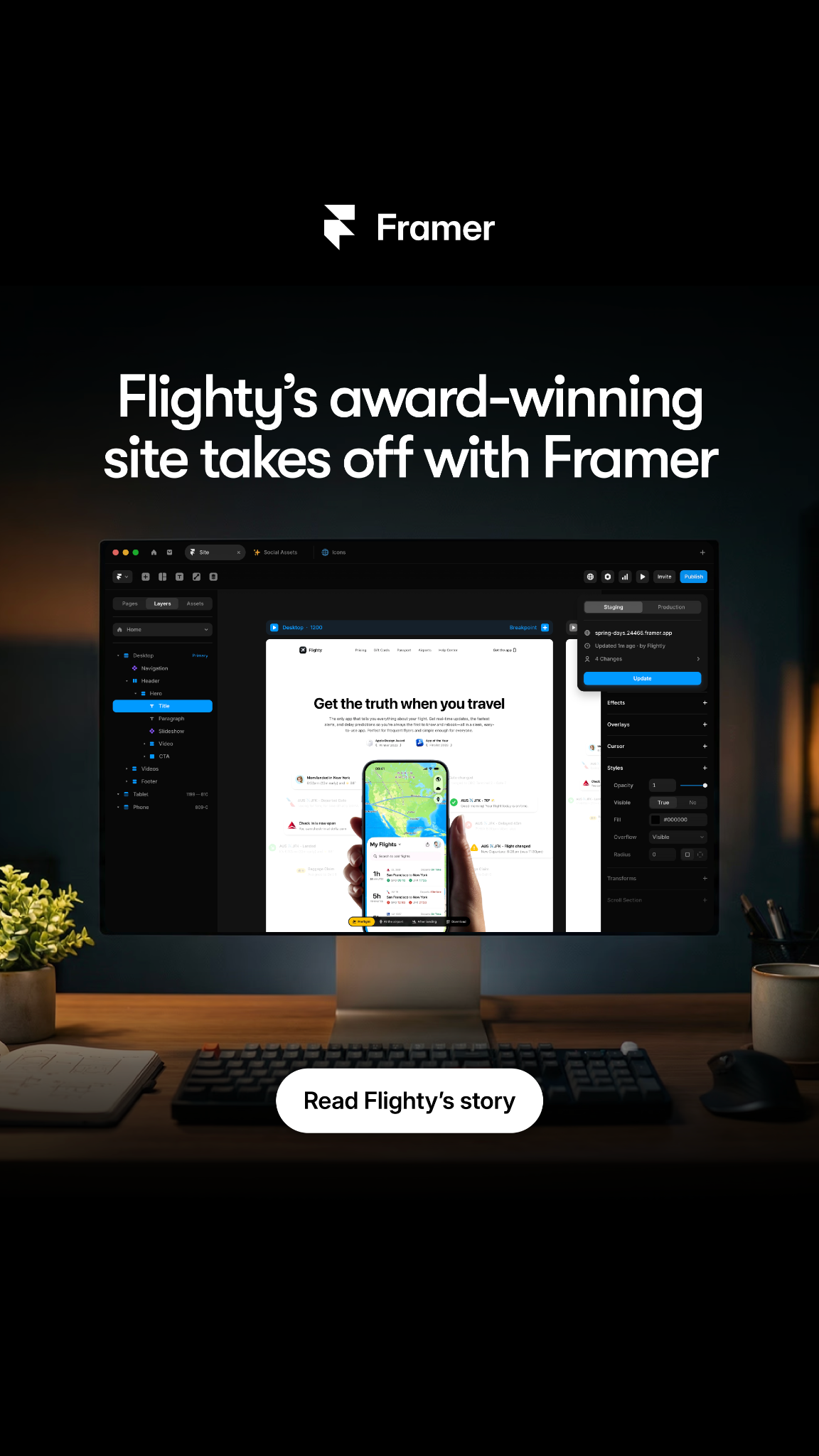 Framer Facebook ad