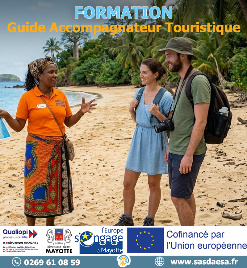 DAESA Centre de formation Facebook ad: FORMATION GUIDE ANIMATEUR TOURISTIQUE