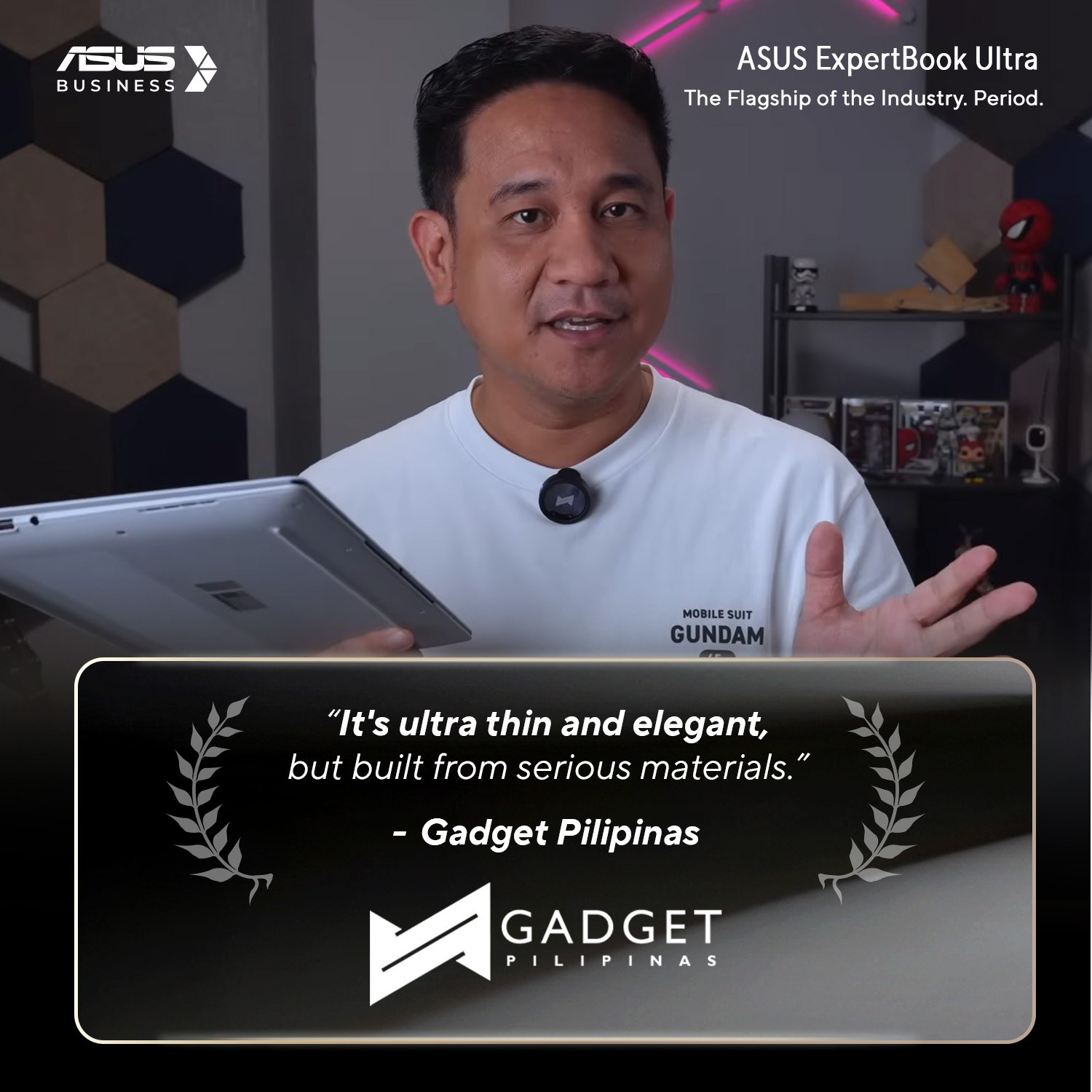 ASUS Business Facebook ad: 𝟭𝟬 𝗧𝗲𝗰𝗵 𝗥𝗲𝘃𝗶𝗲𝘄𝗲𝗿𝘀.