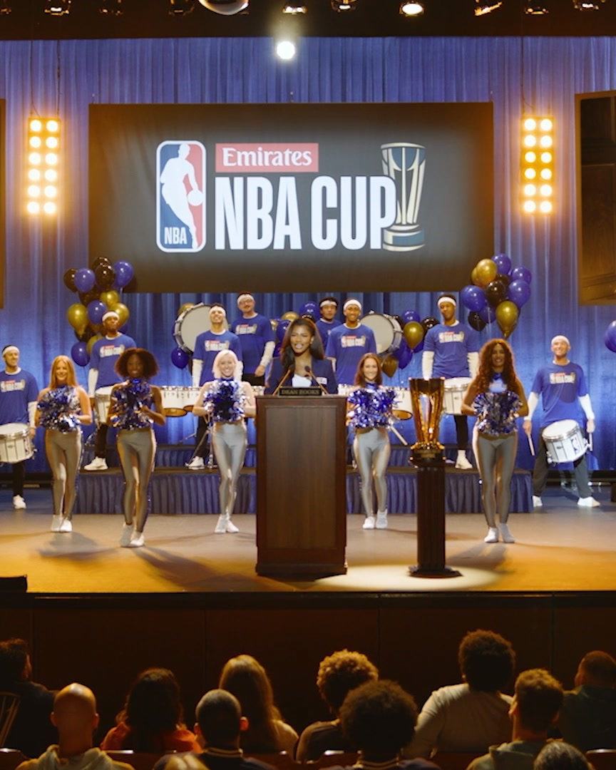 NBA Facebook ad: Welcome to Emirates NBA Cup University.