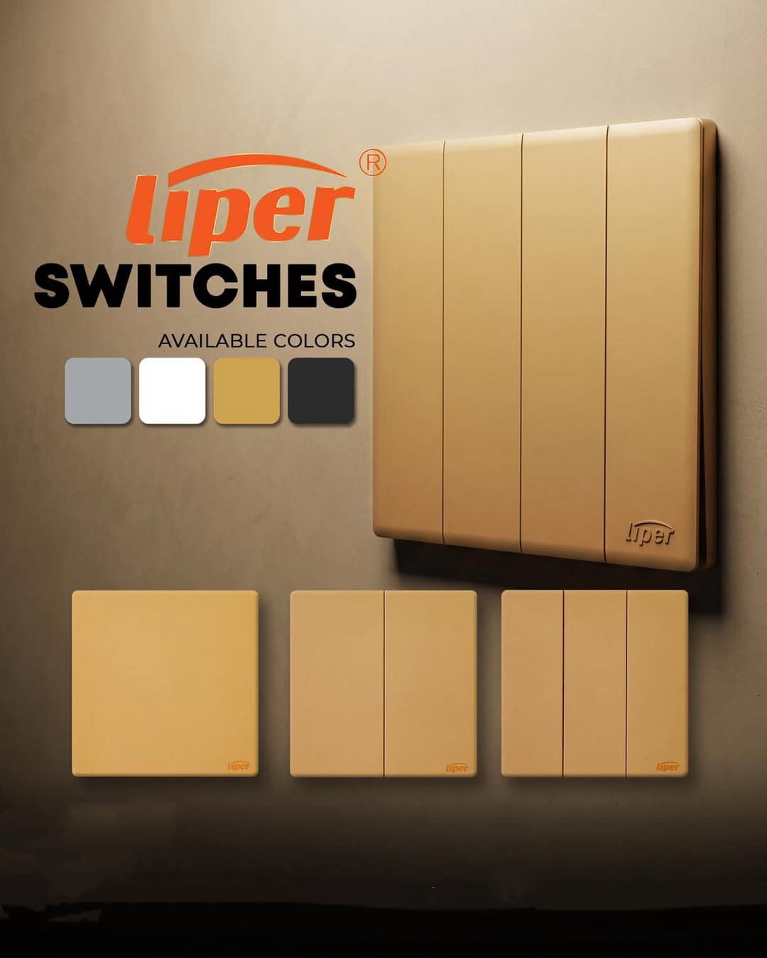 Liper Germany Lighting Facebook ad: LED lighting, switches, and sockets supplier…