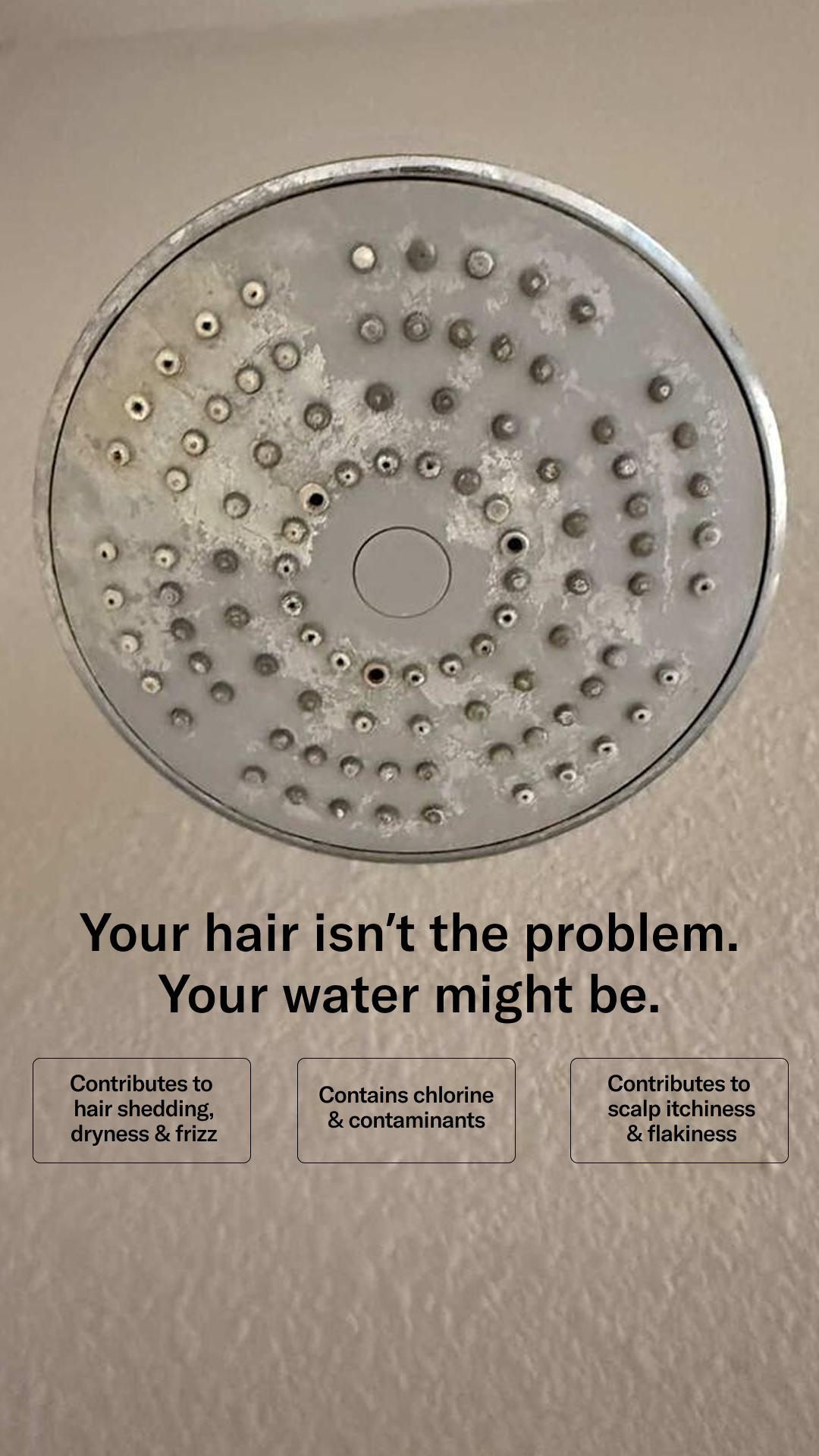 Jolie Facebook ad: Everyone Needs A Shower Filter To Ensure Clean Water