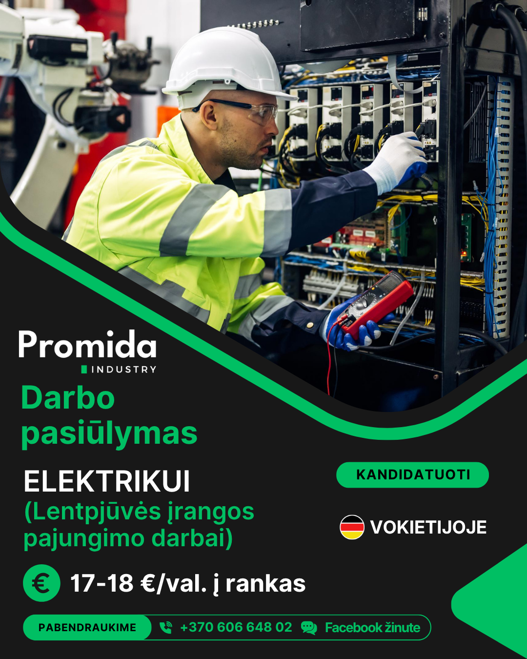 Promida Industry Facebook ad from Jul 24, 2026