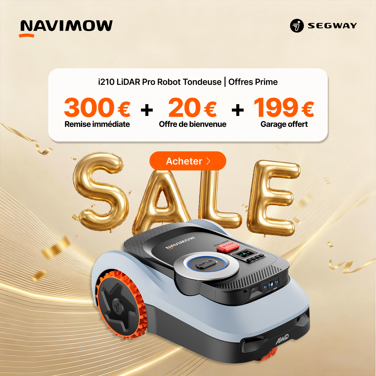 Segway Navimow FR Facebook ad