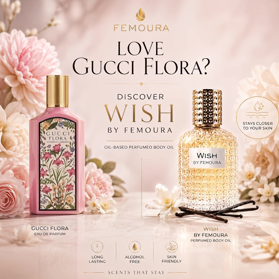 Femourapk Facebook ad: Long-Lasting Perfume Body Oil