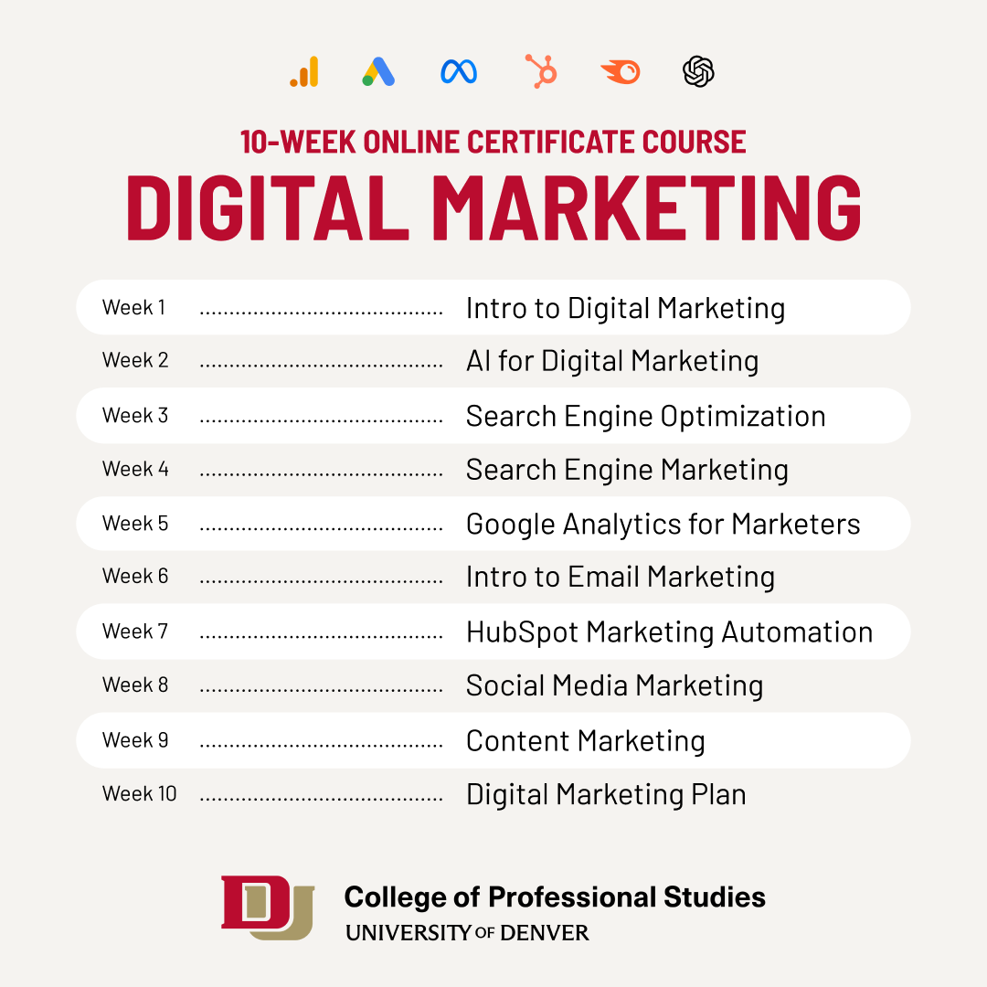 Professional and Workforce Development at the University of Denver Facebook ad