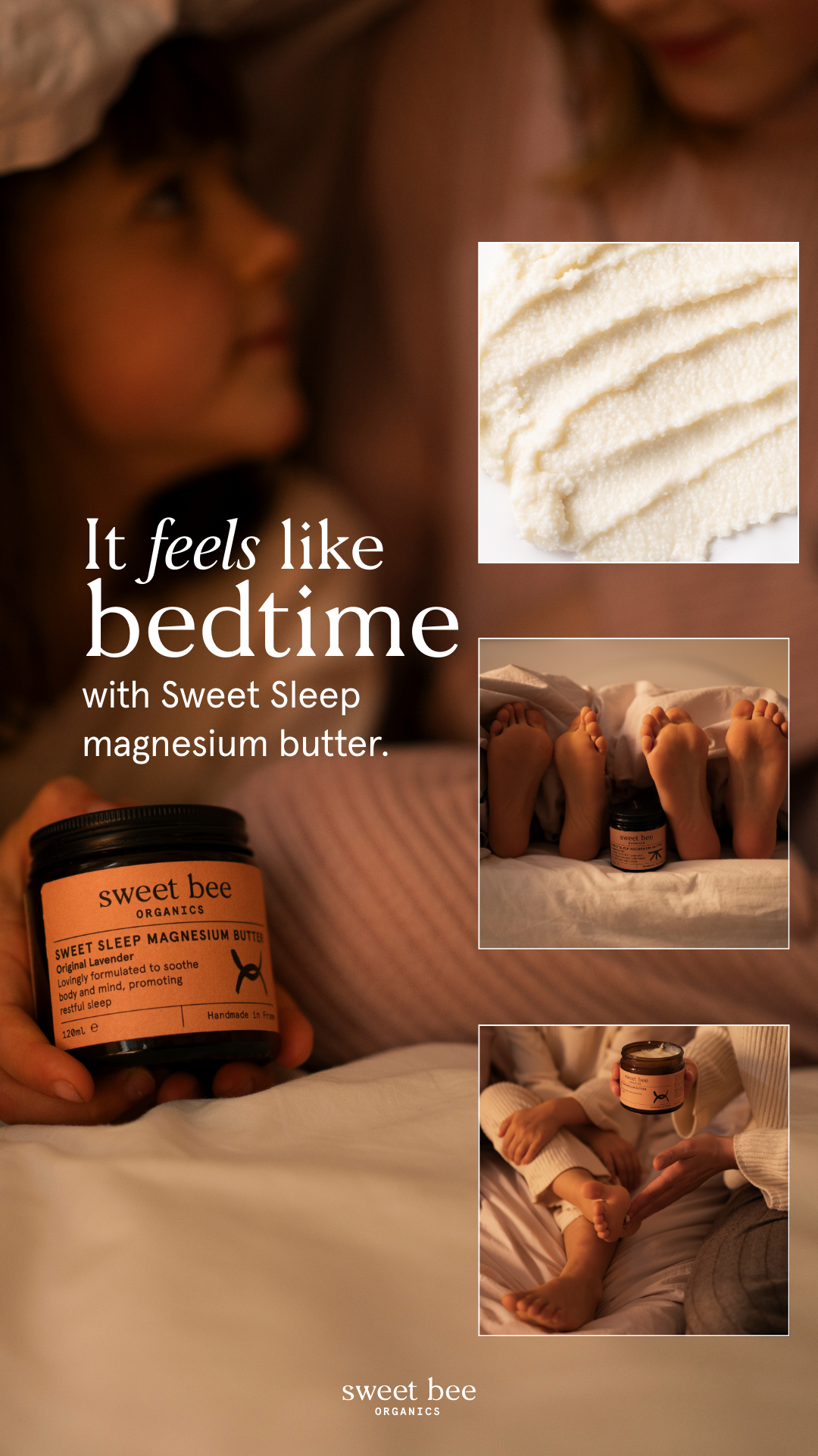 Sweet Bee Organics Facebook ad