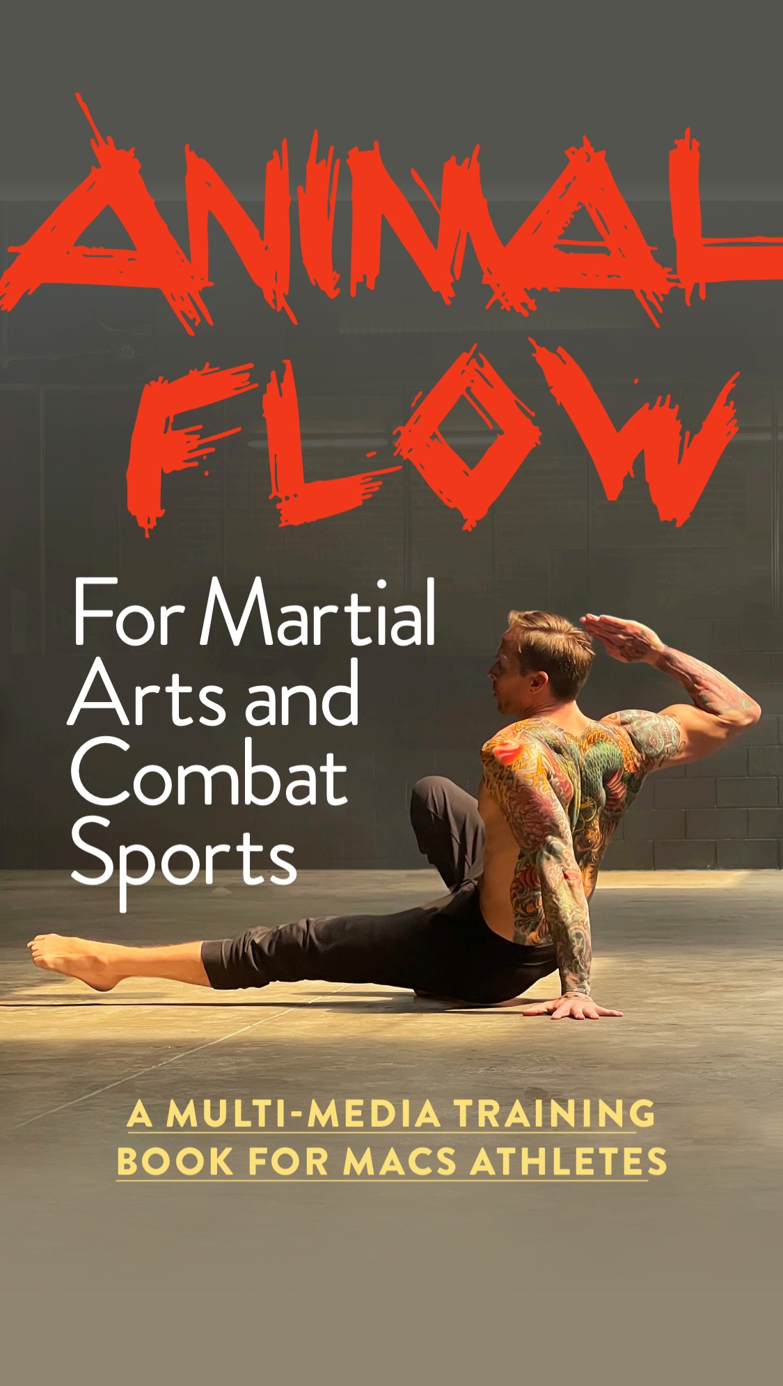 Animal Flow Facebook ad: Be Still | Be Fluid | Be Strong | Join the Community