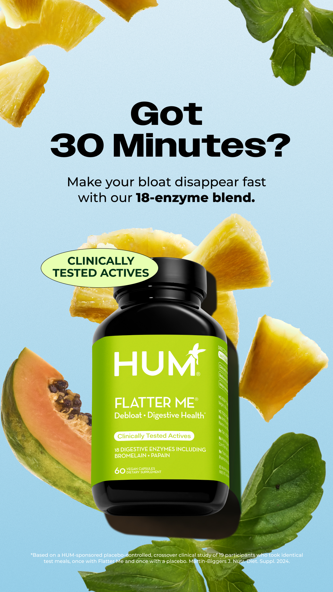 HUM Nutrition Facebook ad