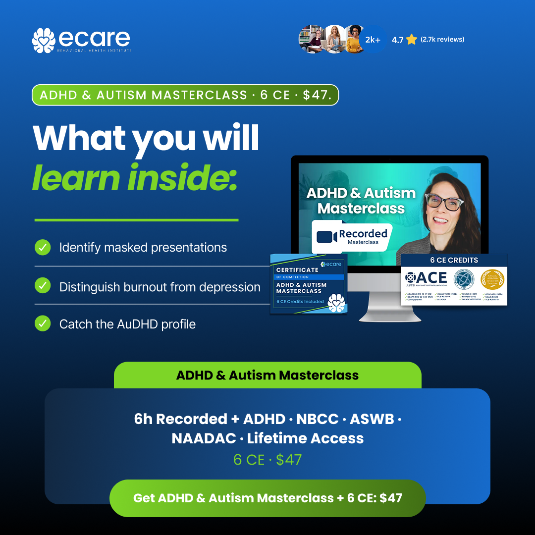 eCare Behavioral Health Institute Facebook ad