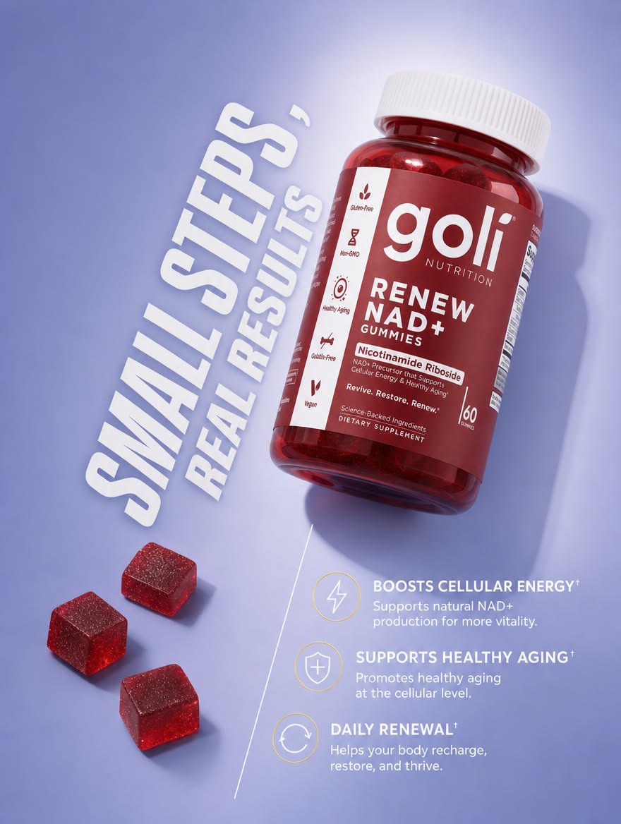 Goli Facebook ad: Zero Sugar, Maximum Yum: 3 FOR 34