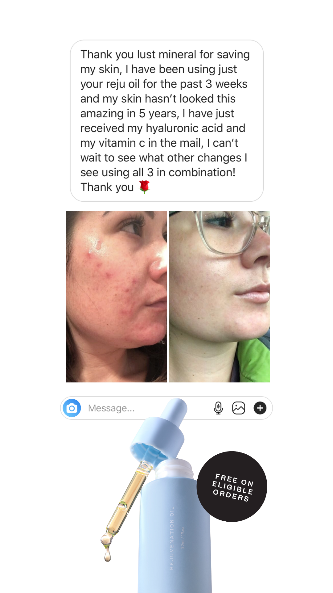 Lust Minerals Facebook ad