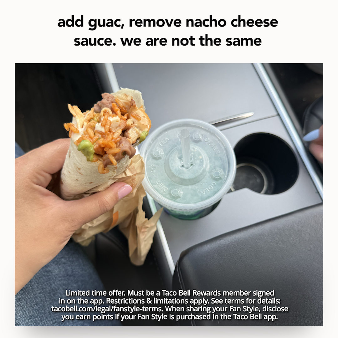 Taco Bell Facebook ad