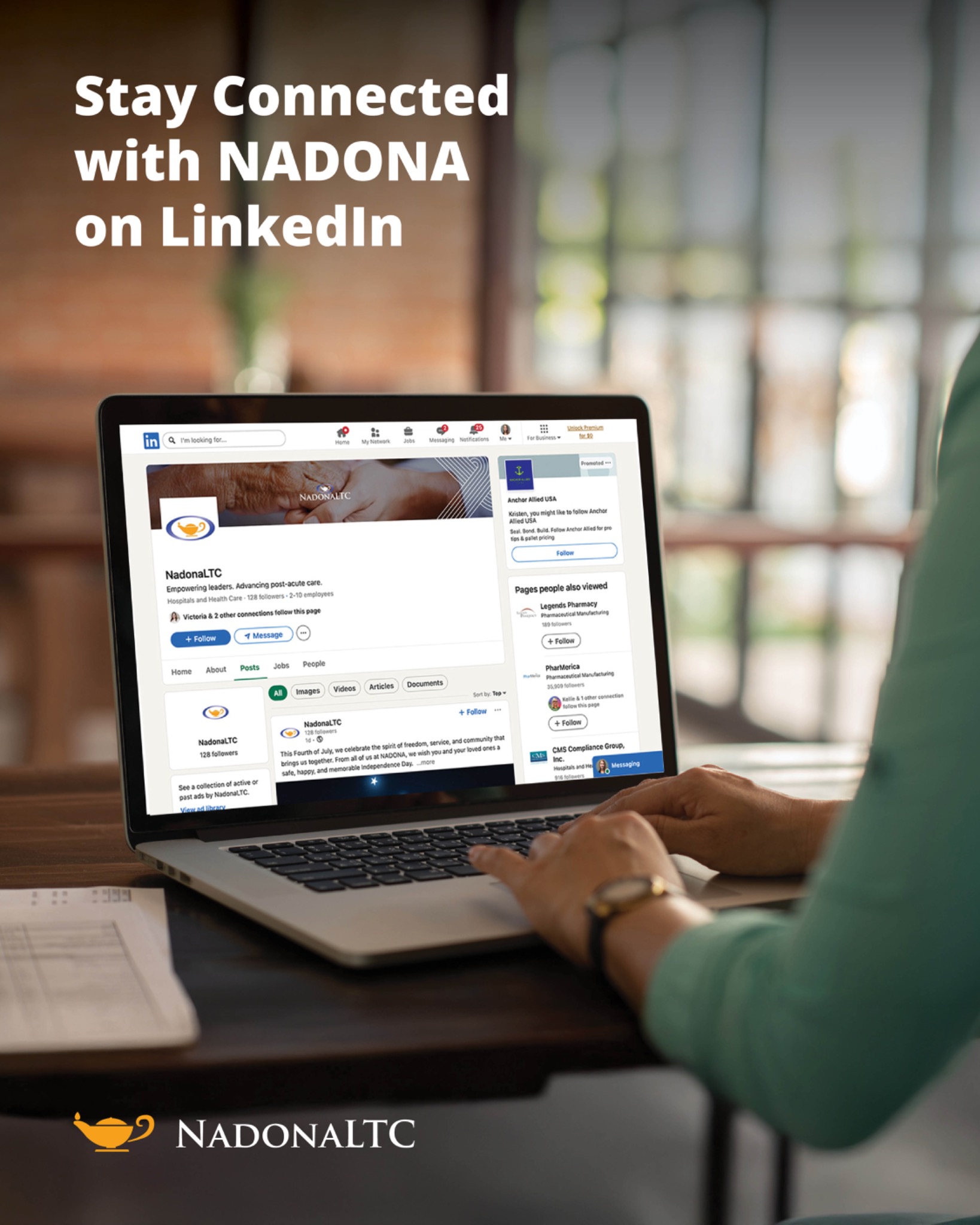 NADONA/LTC Facebook ad: Follow Us For More
