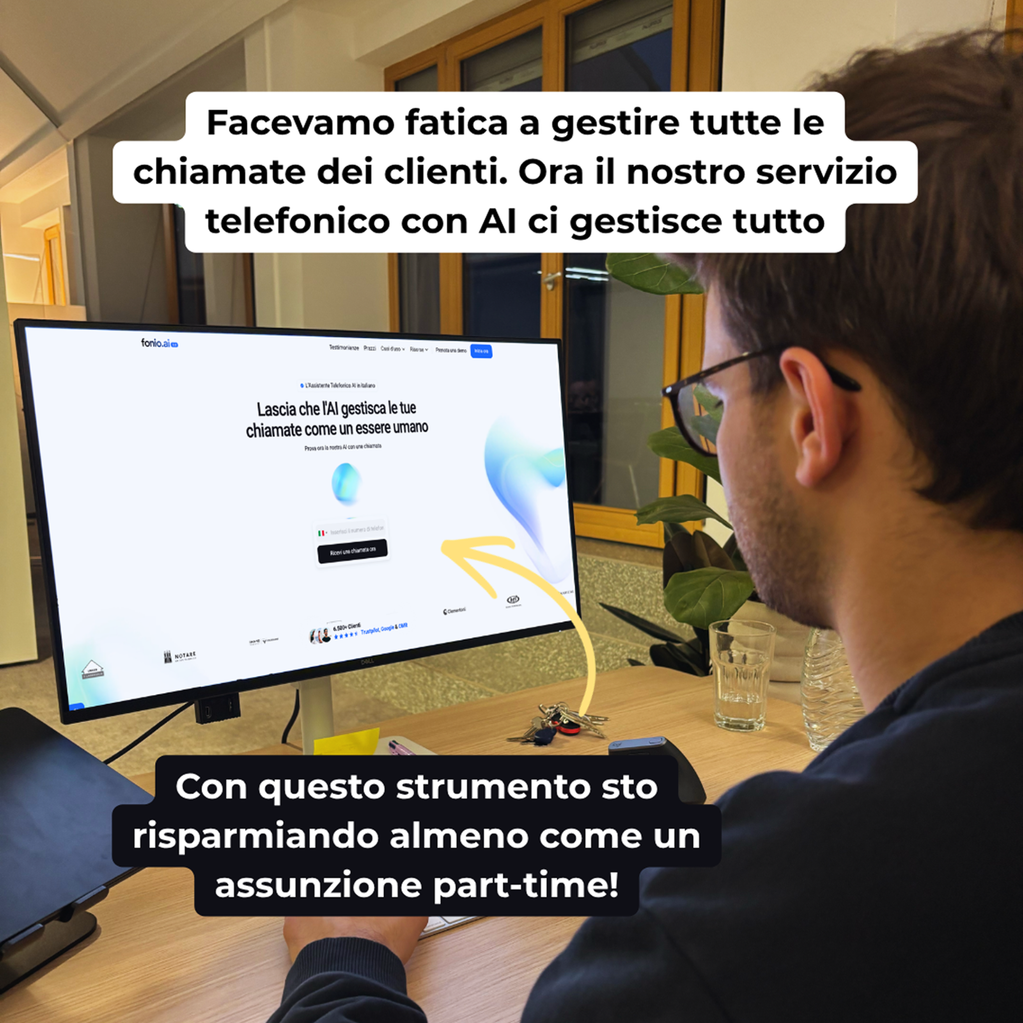 Fonio.ai Facebook ad