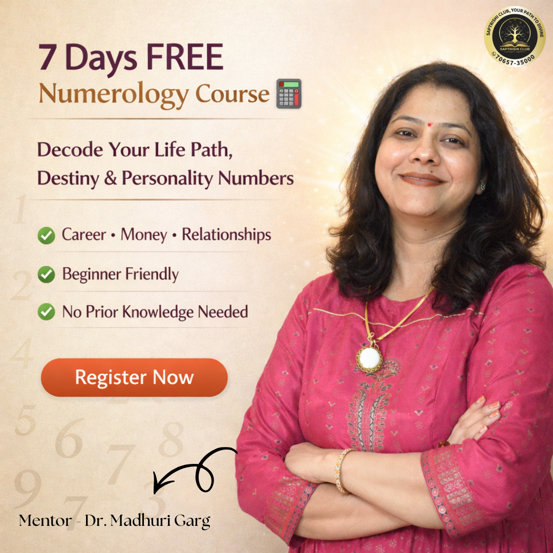 Saptrishi club Facebook ad: Join the FREE 7 Days Course