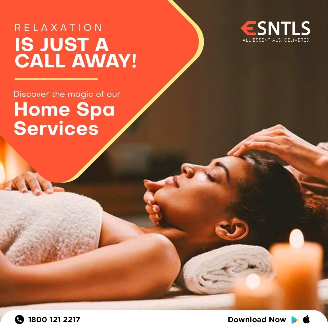 Esntls Facebook ad: Enjoy Affordable and Hygienic Home Spa Treatments with…