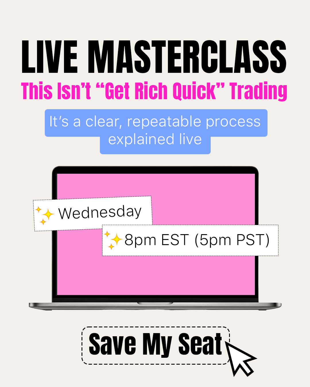 Tori Trades Facebook ad