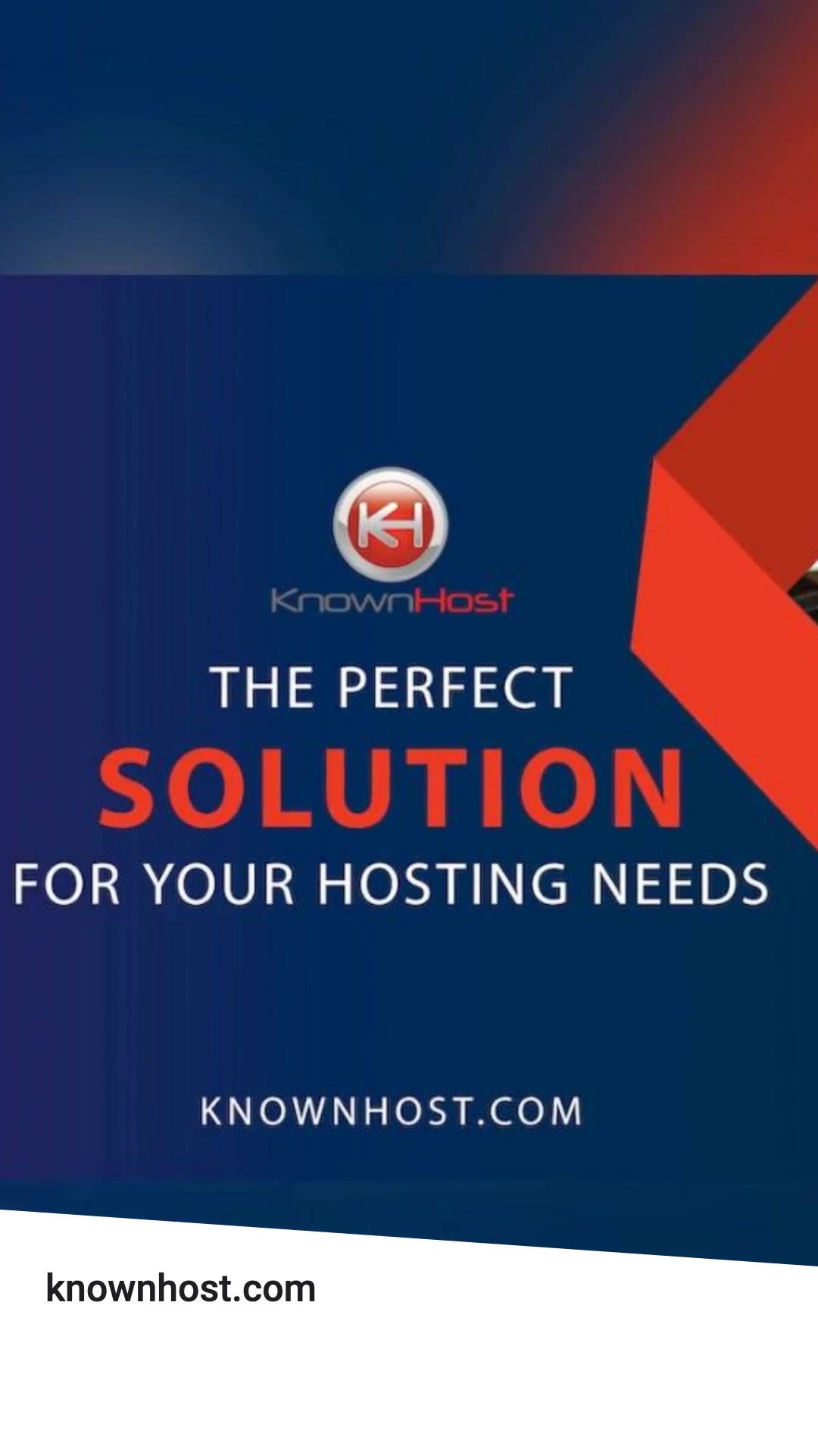 KnownHost LLC Facebook ad