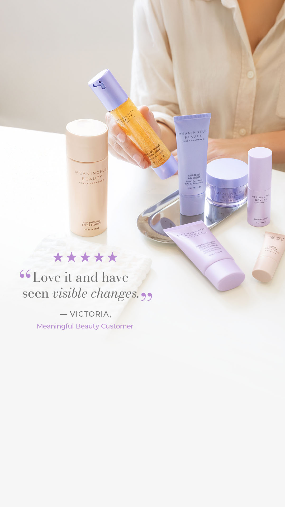 Meaningful Beauty Facebook ad