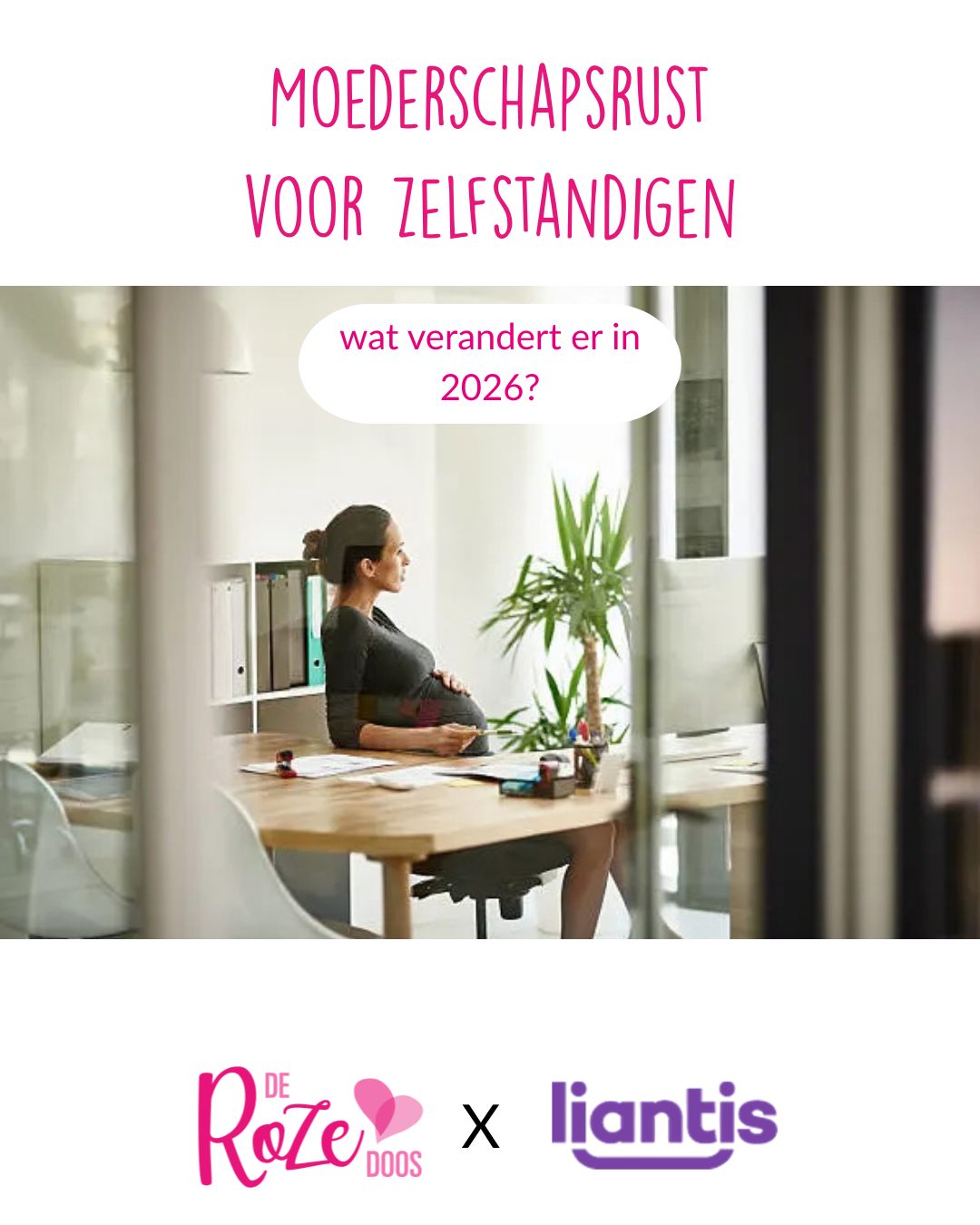 De Roze Doos - La Boite Rose BE Facebook ad: Zelfstandig en zwanger?