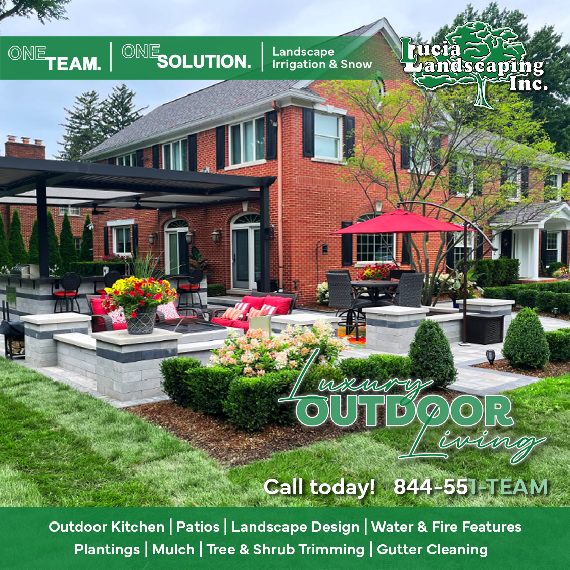 Lucia Landscaping Inc. Facebook ad: Professional Landscaping Services | Lucia Landscaping