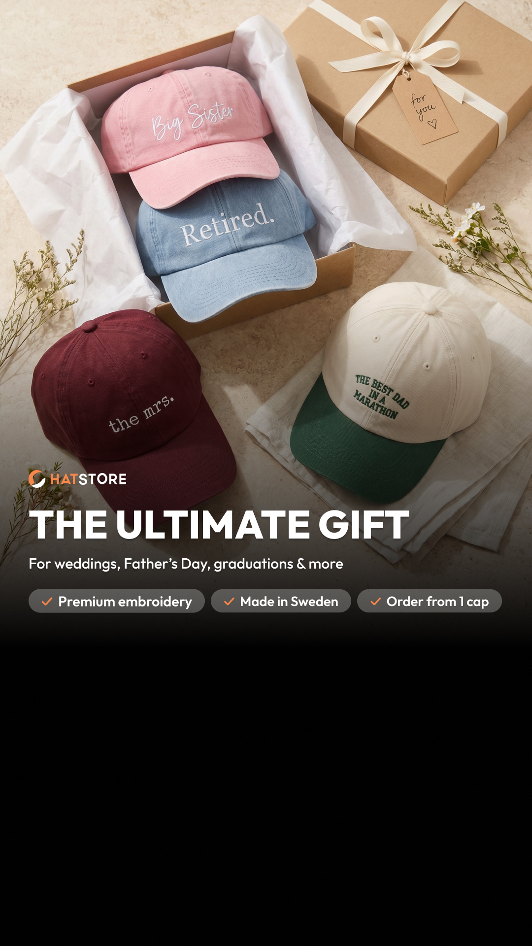 Hatstore Facebook ad