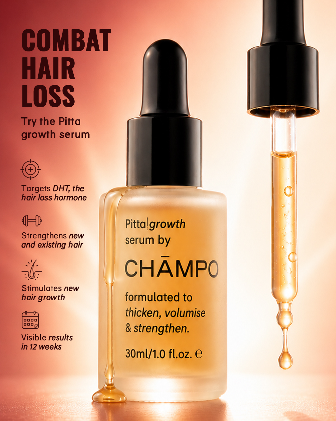 Chāmpo Haircare Facebook ad