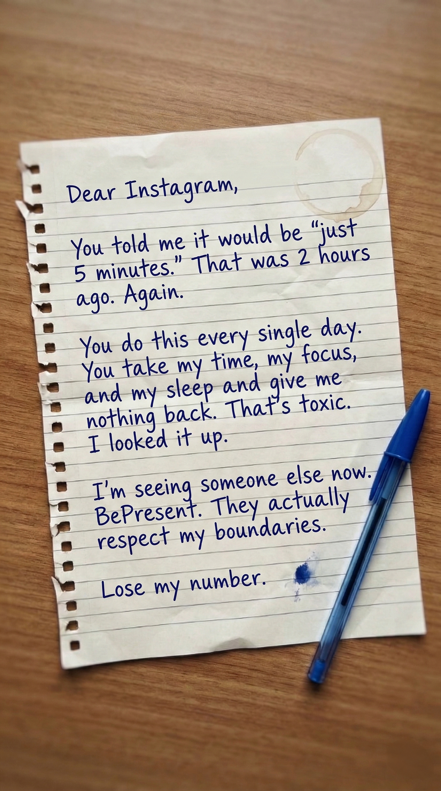 BePresent - Screen Time Tracker Facebook ad