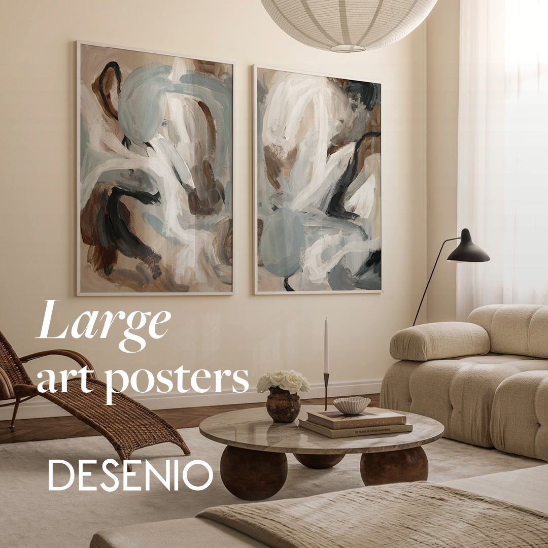 Desenio Facebook ad: Style with size!