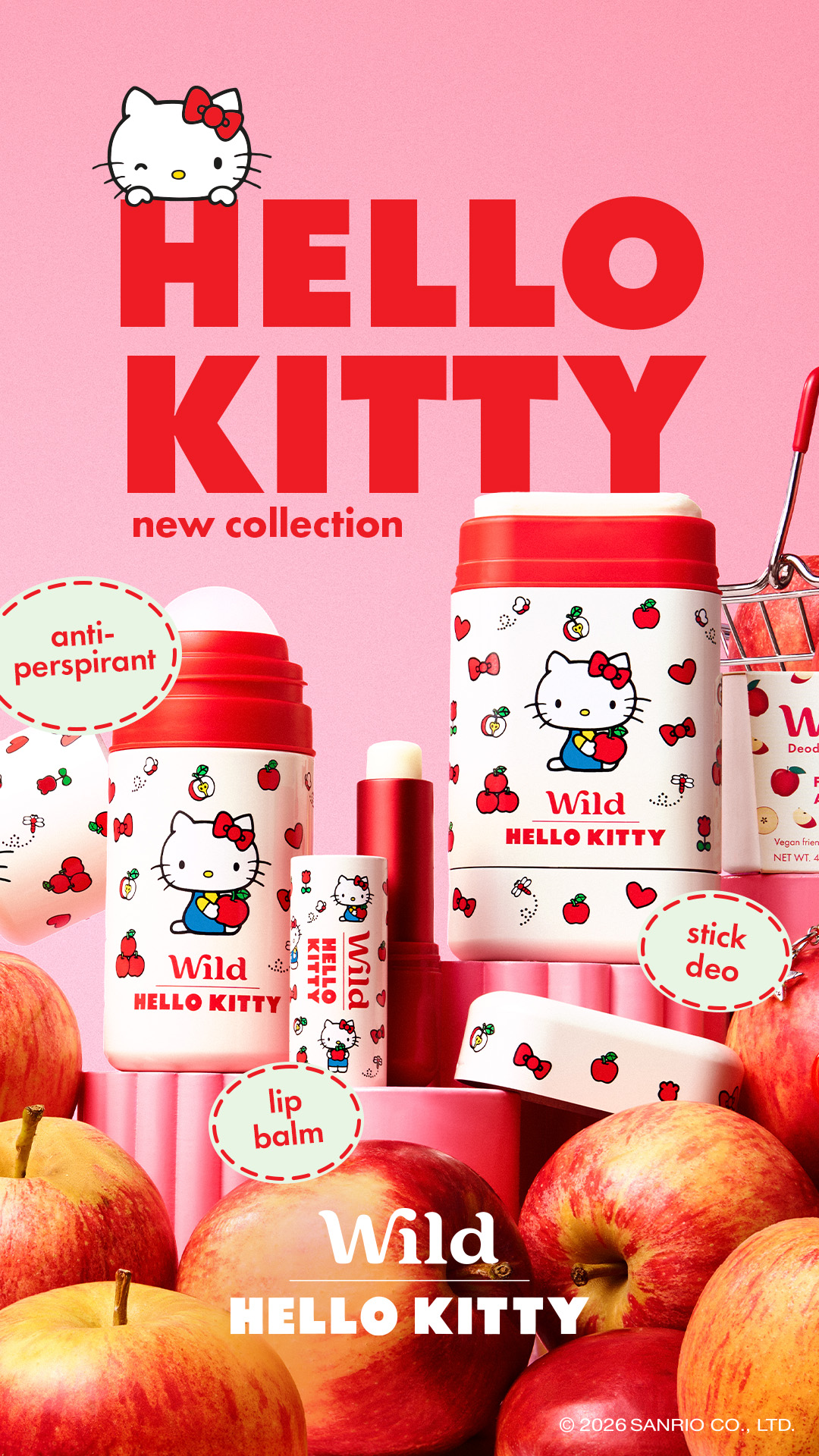 Wild Facebook ad: The Wild | Hello Kitty collection is here!