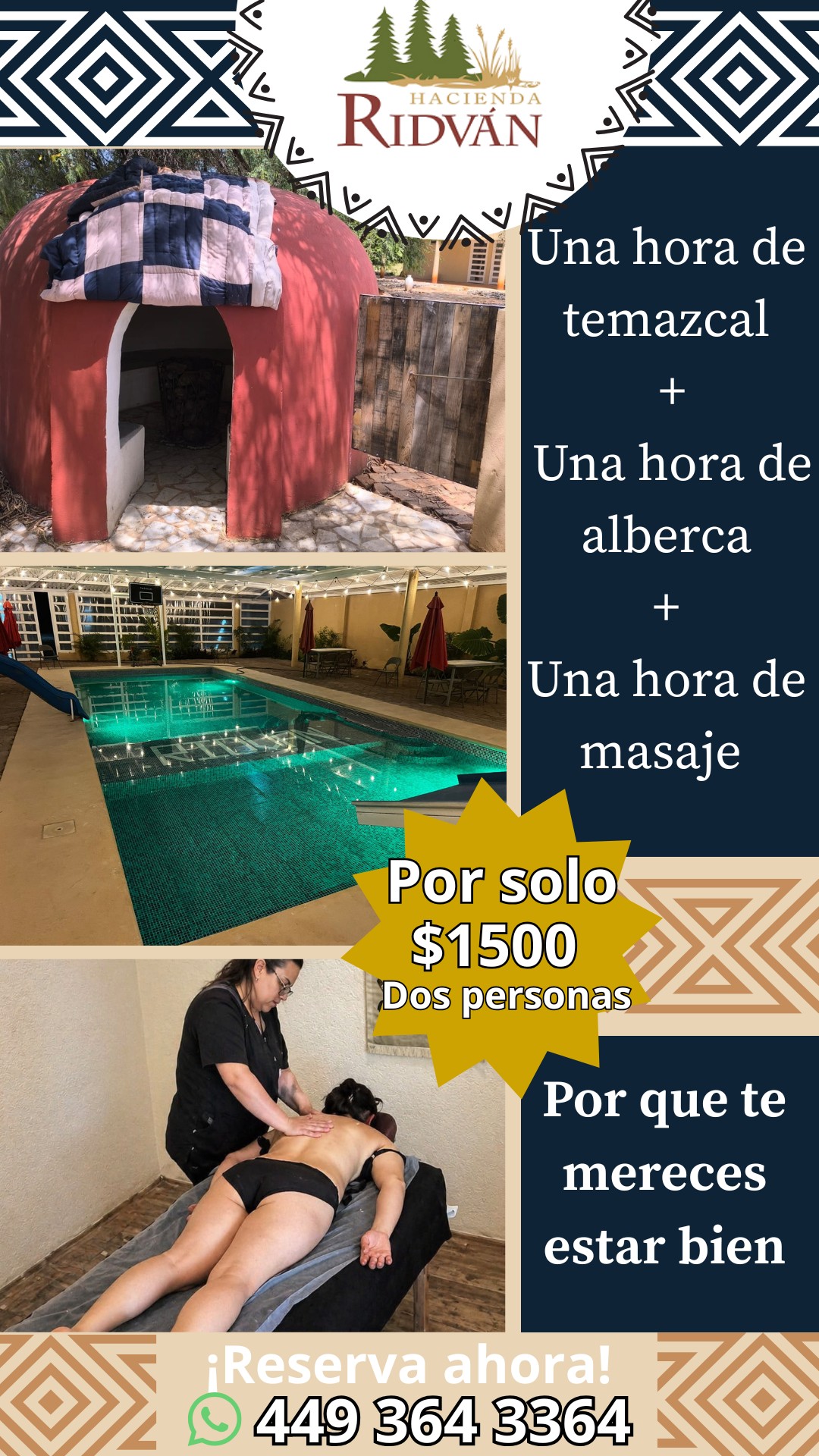 Hacienda Ridván Facebook ad: !Dale un regalo Inolvidable a tu pareja!
