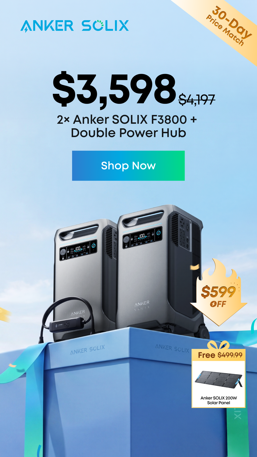 Anker SOLIX Facebook ad