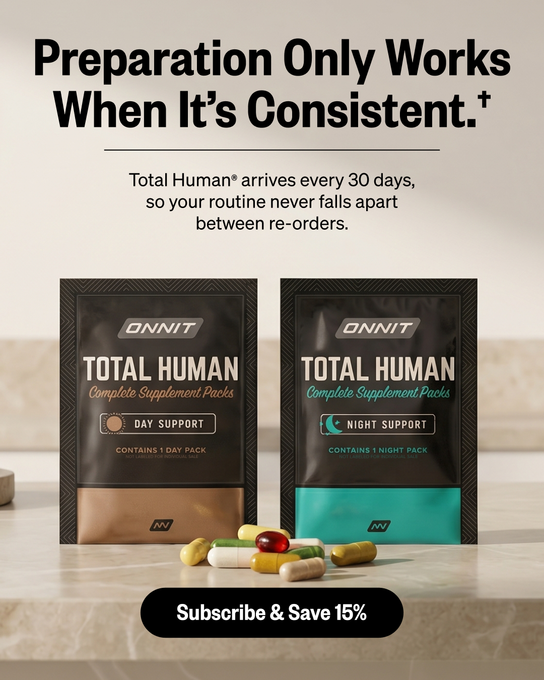 Onnit Facebook ad: Optimize Your System