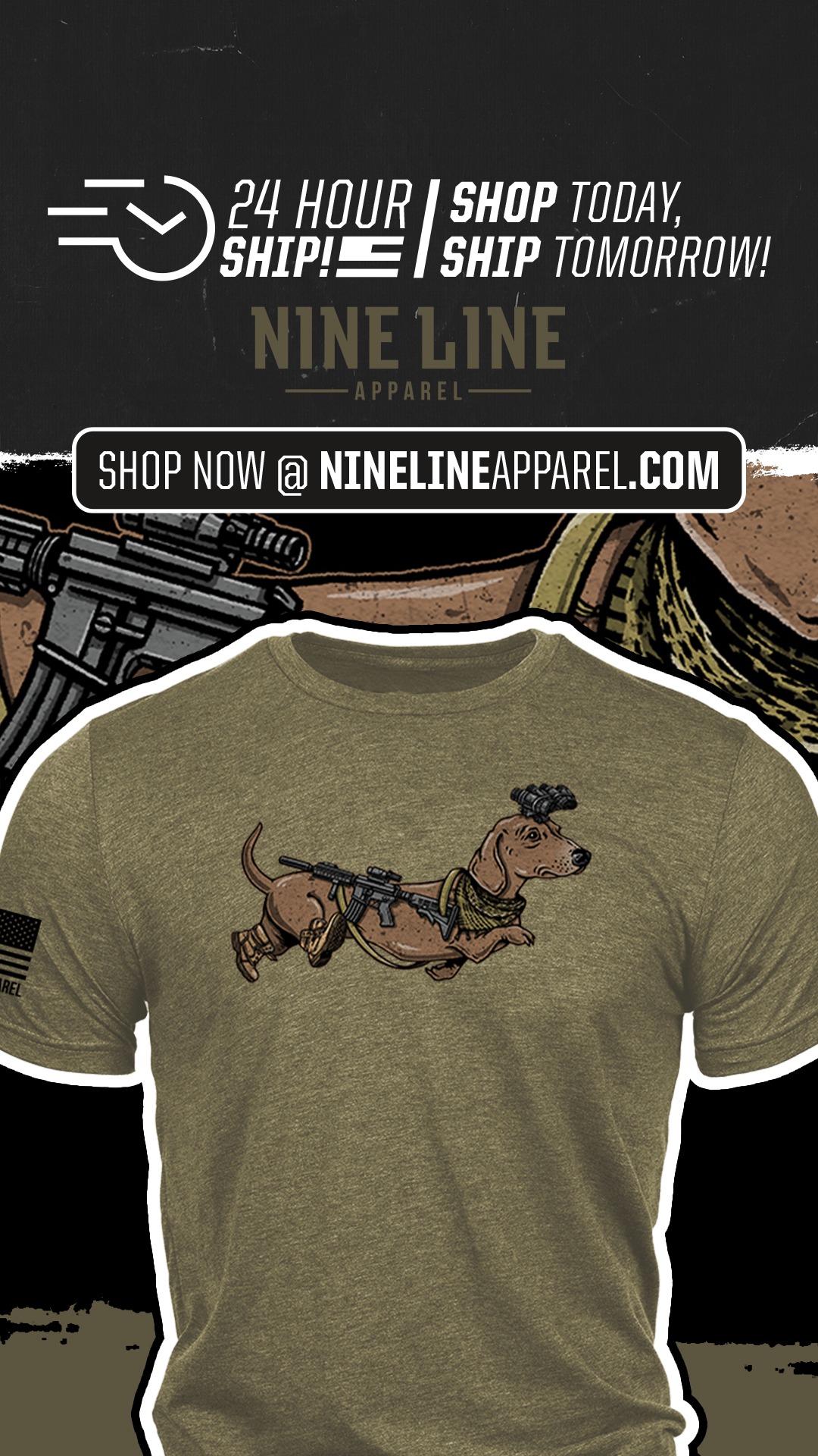 Nine Line Apparel Facebook ad