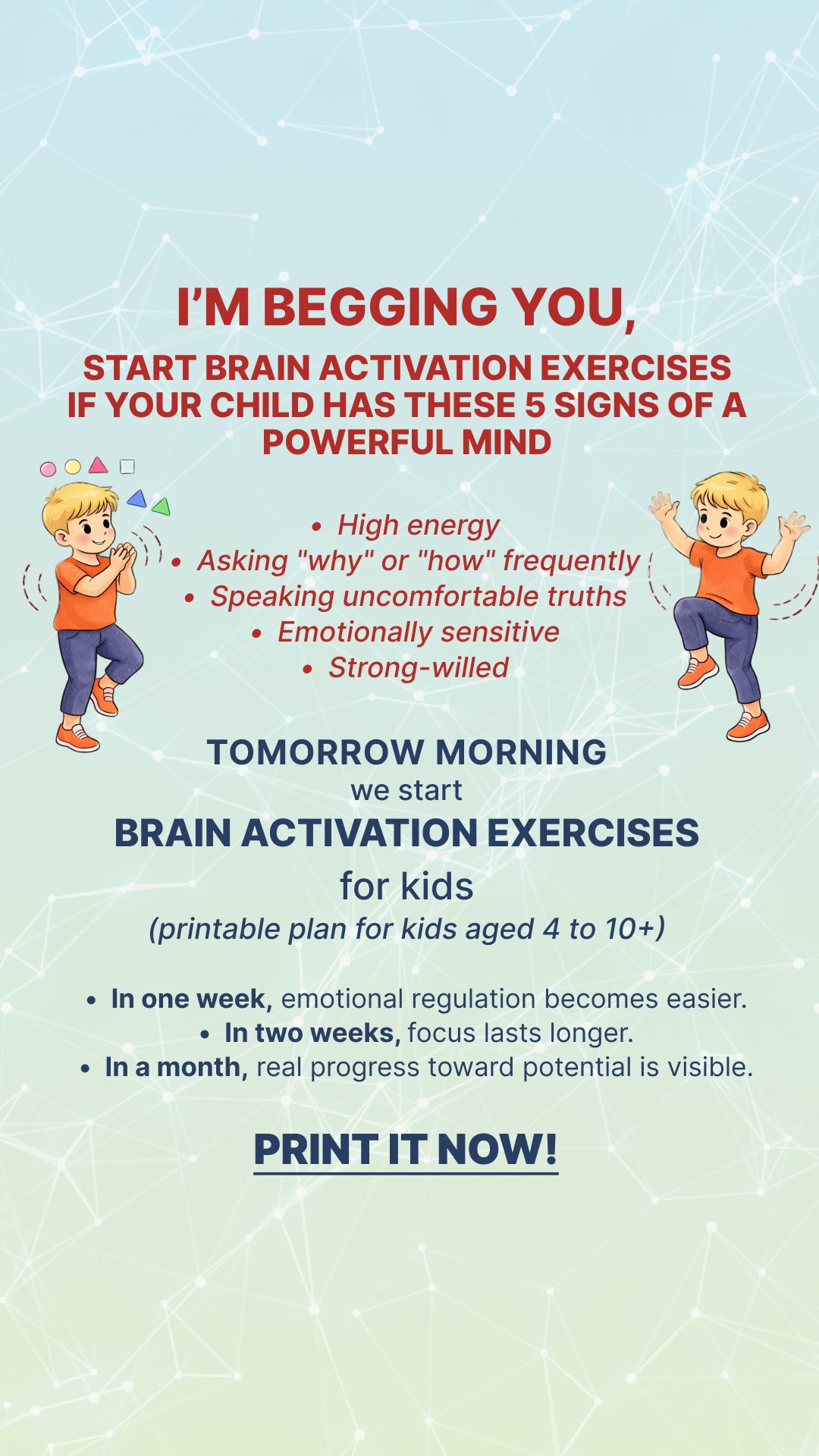 Steady Mind: Calm & Connected Kids Facebook ad