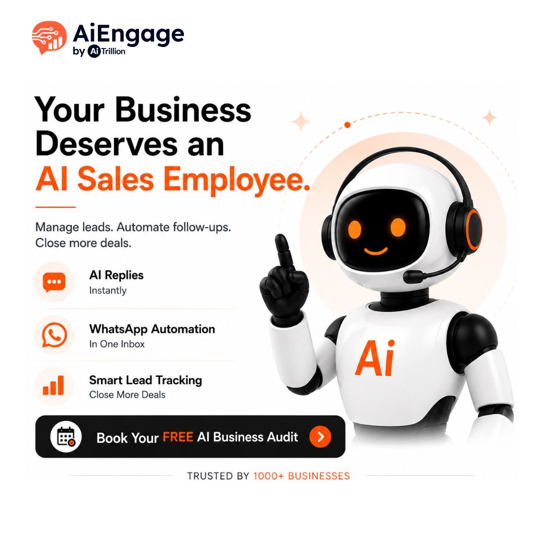 AiEngage Facebook ad: Book Your FREE AI Business Audit