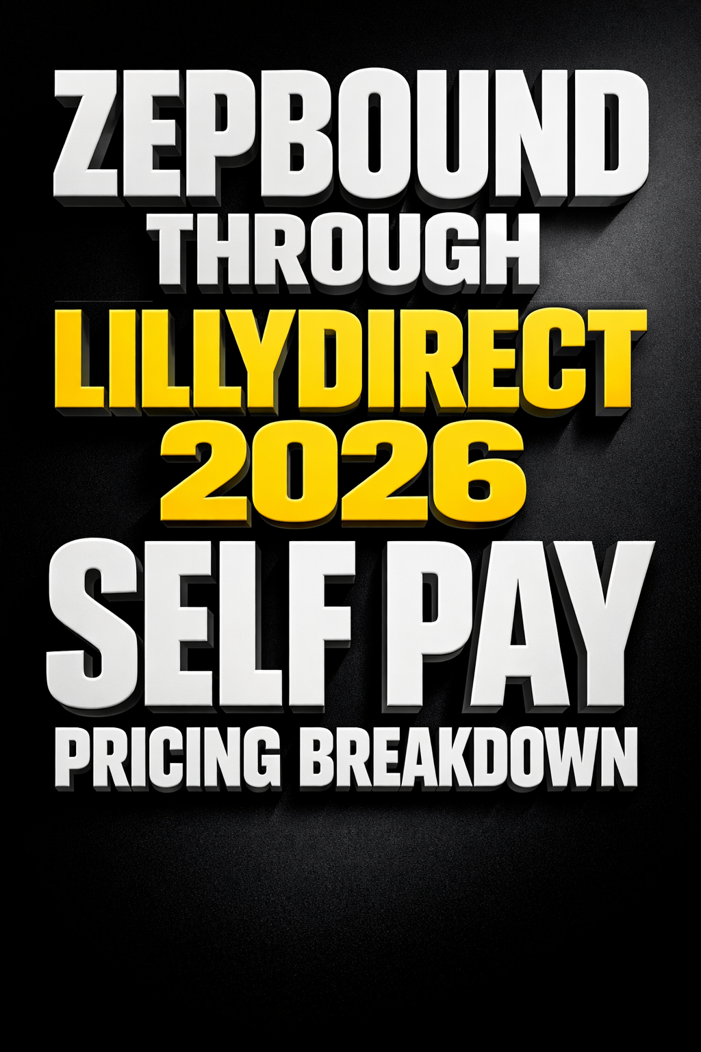 The Knowledge Drop Facebook ad: Zepbound Through Lillydirect 2026 Self Pay Pricing Breakdown