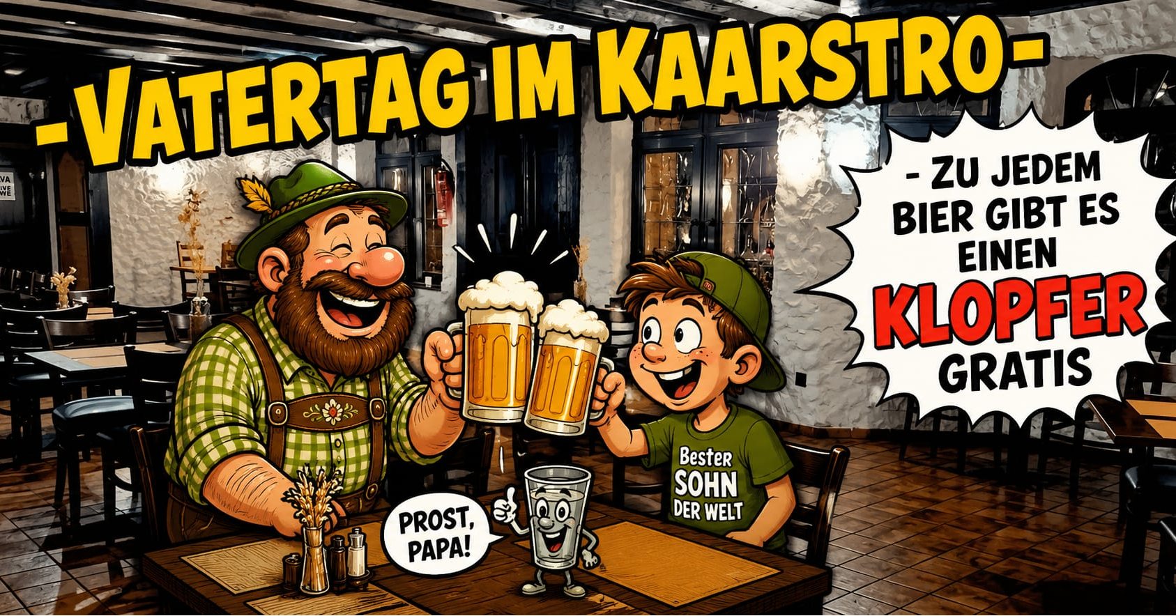 Kaarstro Facebook ad: Vatertag im Kaarstro