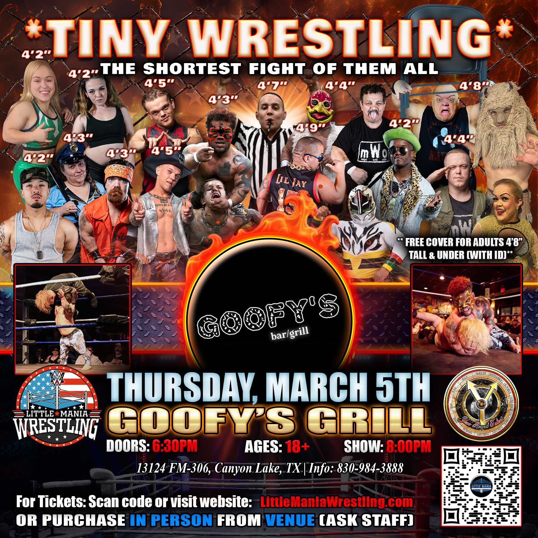 Little Mania Wrestling Facebook ad