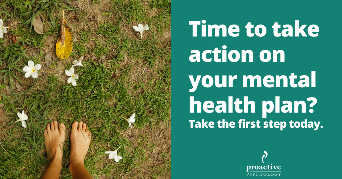 Proactive Psychology Group Facebook ad: Proactive Psychology