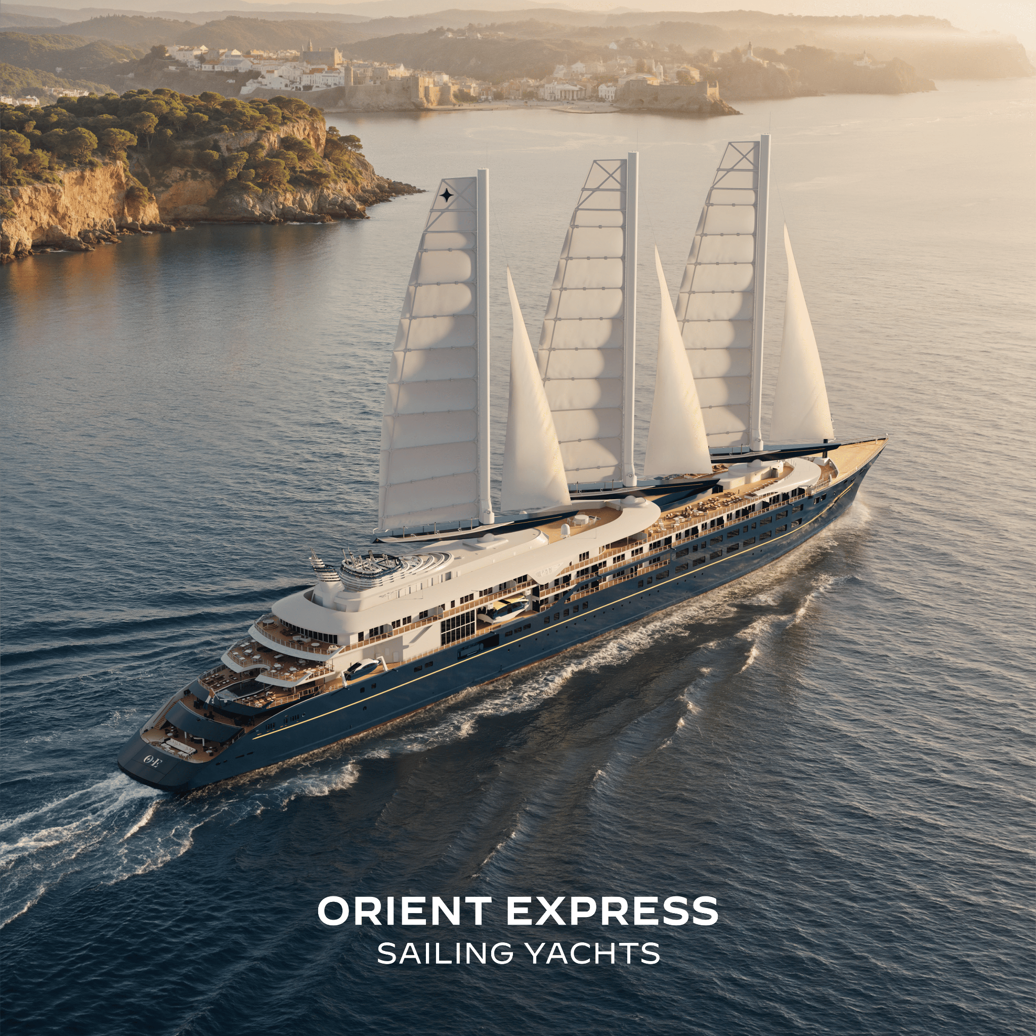 Orient Express Sailing Yachts Facebook ad: This summer 2026, step aboard the world’s largest…