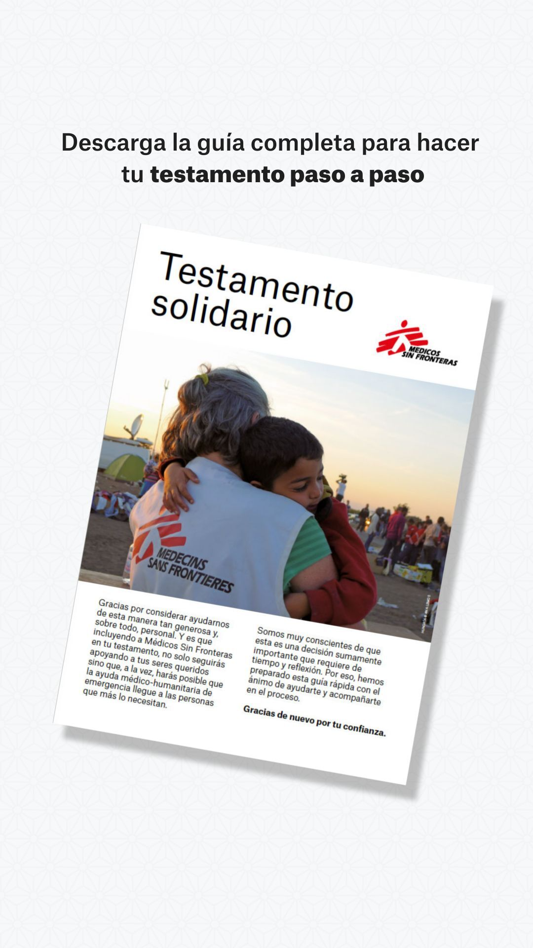 Médicos Sin Fronteras España Facebook ad